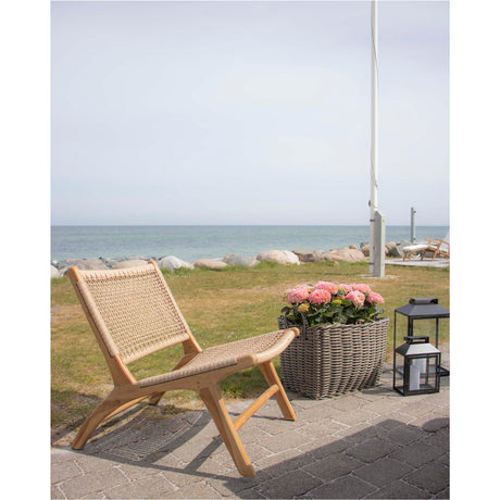 House Nordic, Derby stol – natur, med ben i teak