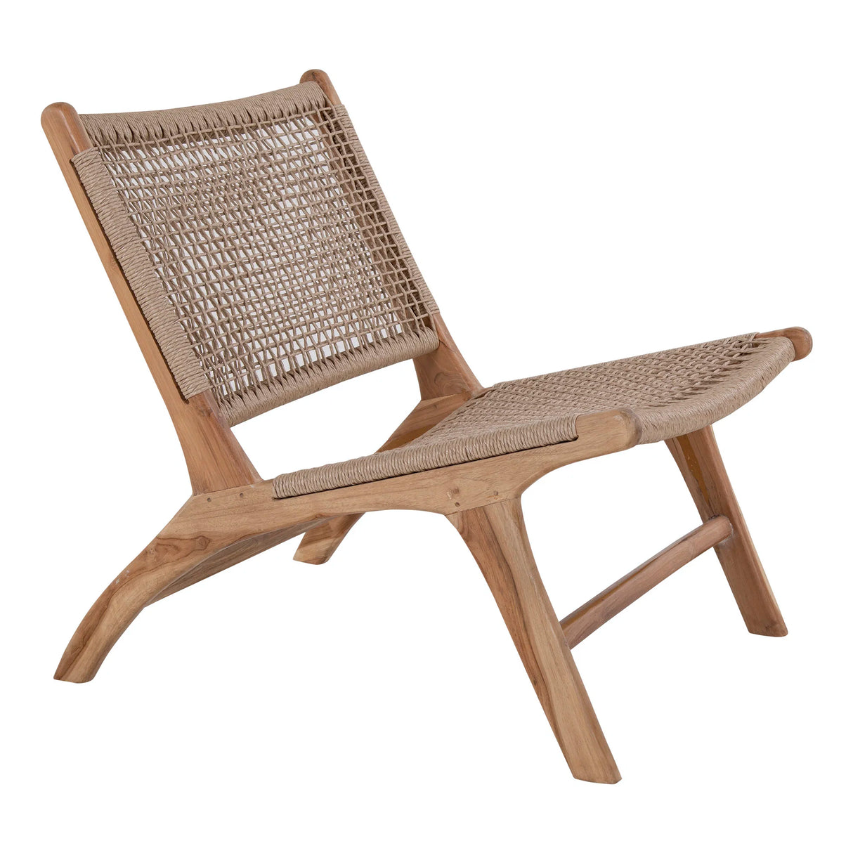 House Nordic, Derby stol – natur, med ben i teak