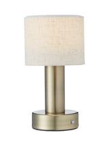 Tiara bordslampa Laddbar antikmässing