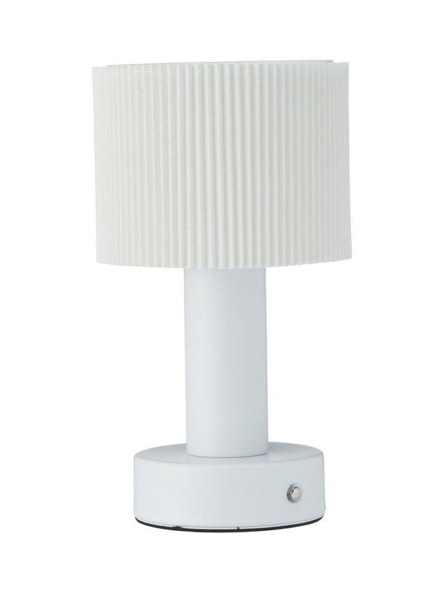 Tiara Bordslampa – Laddbar vit 24 cm