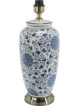 Li Jing Lampfot – Vit/Blå 49 cm