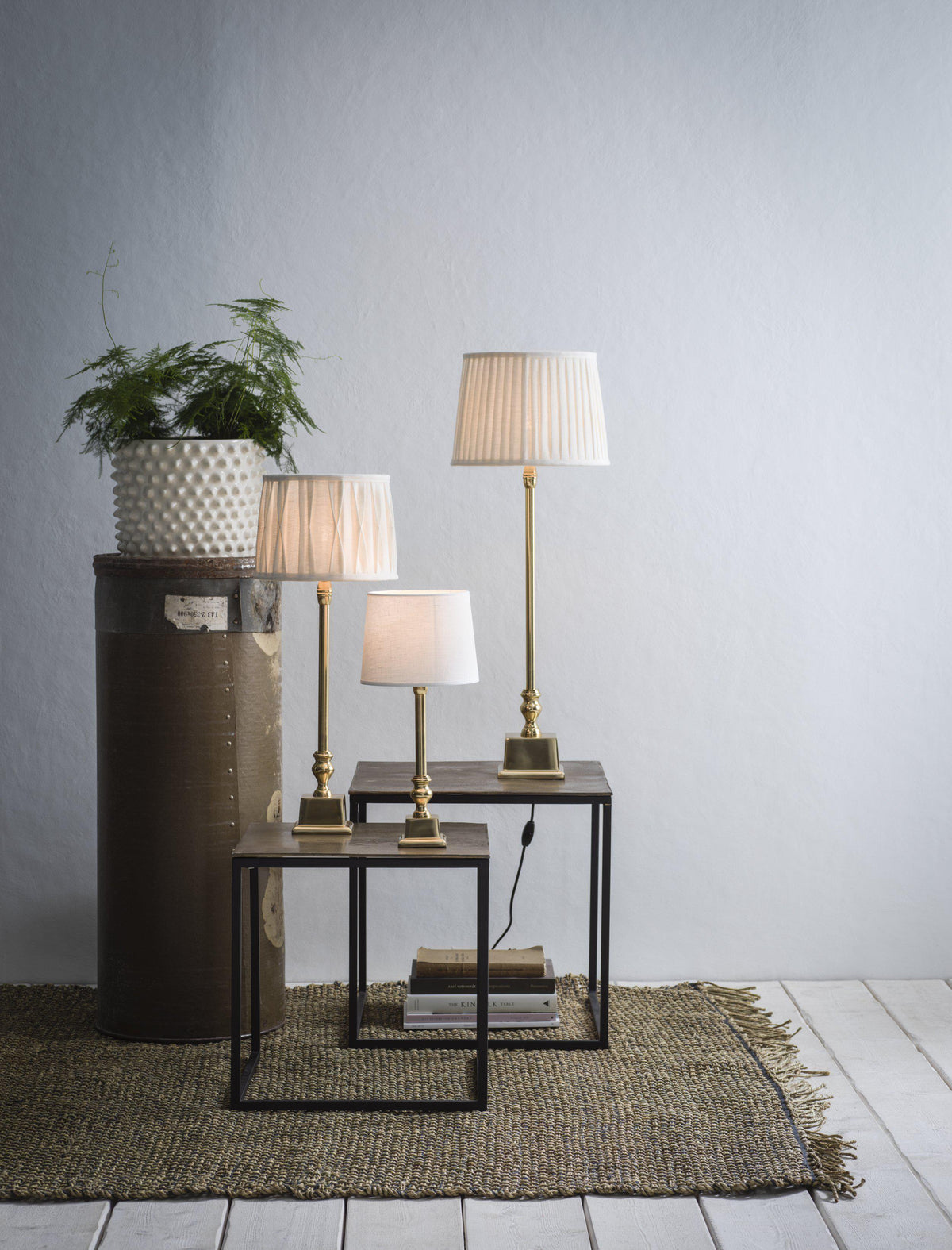 Linné Lampfot – Guld 36 cm