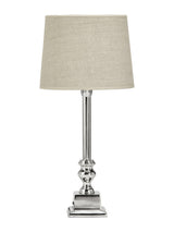 Linné Bordslampa – med lampskärm linne 46 cm