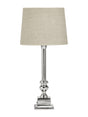 Linné Bordslampa – med lampskärm linne 46 cm