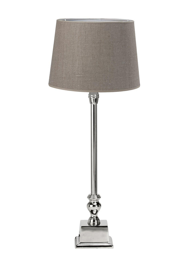 Linné Bordslampa – med lampskärm linne 62 cm