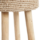 Bazar Bizar, Raffia barstol – Natur