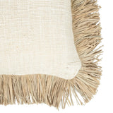 Bazar Bizar, Saint Tropez kuddfodral – Naturvit 40 × 40 cm