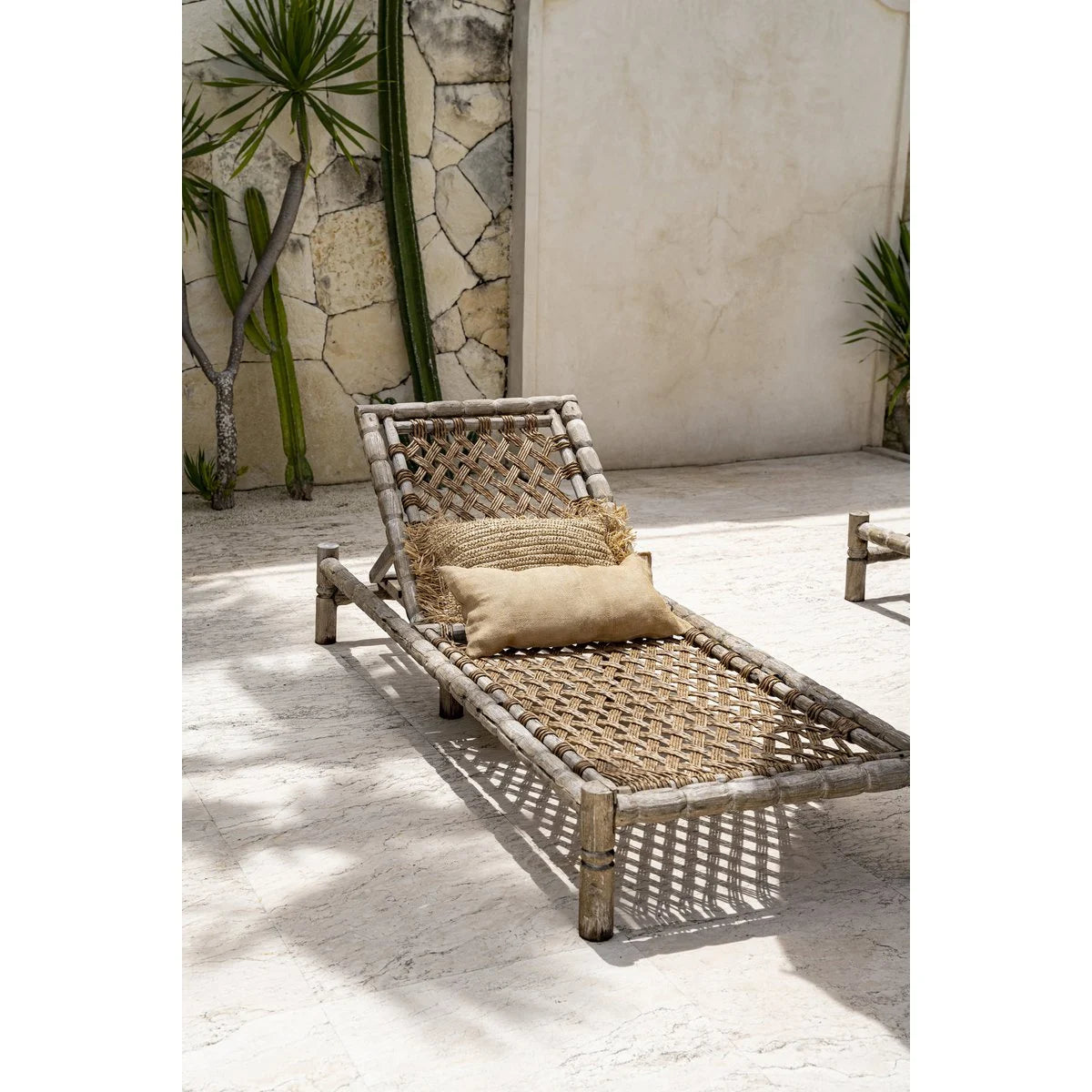 Bazar Bizar, Jute kuddfodral – Natur 30 × 60 cm