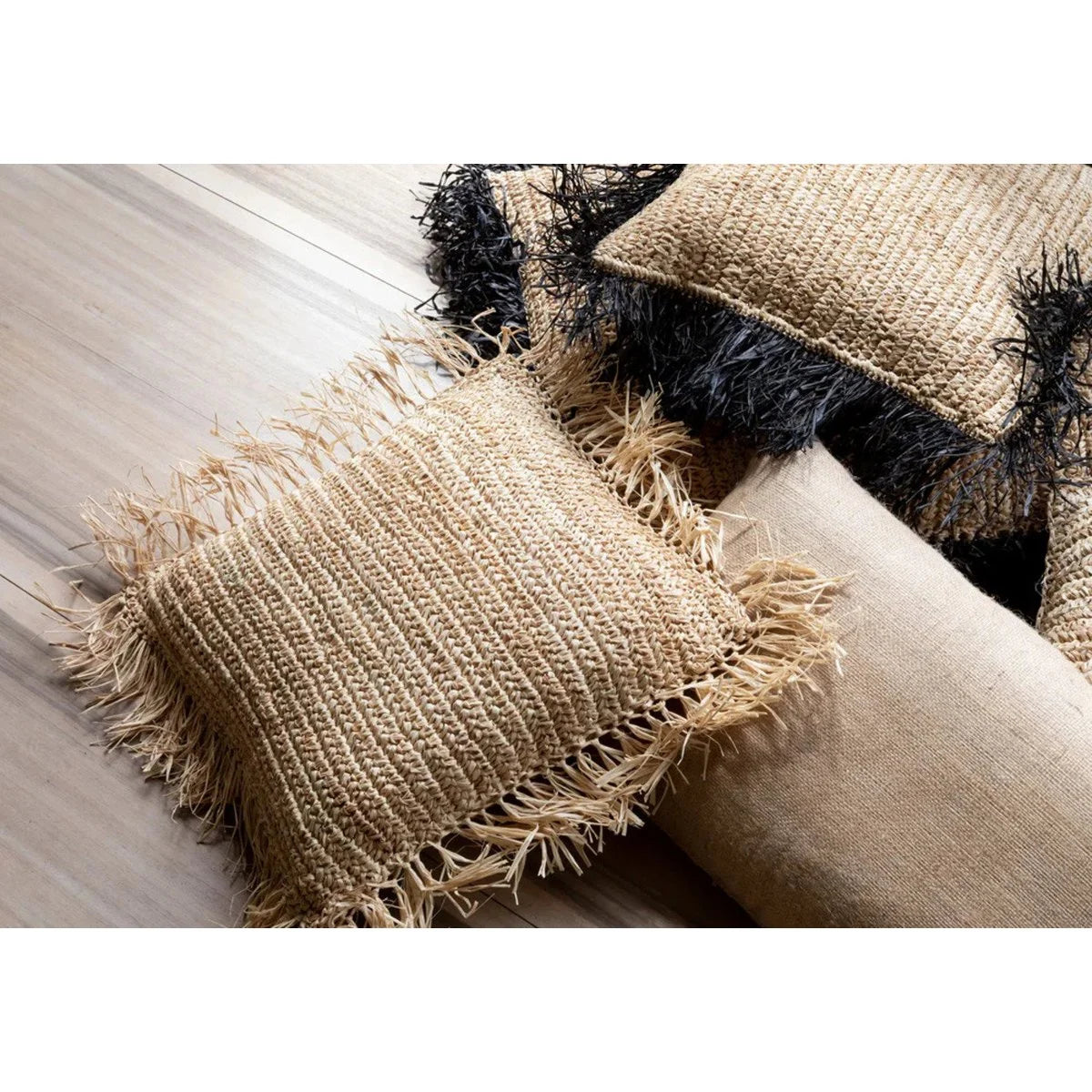 Bazar Bizar, Jute kuddfodral – Natur 30 × 60 cm