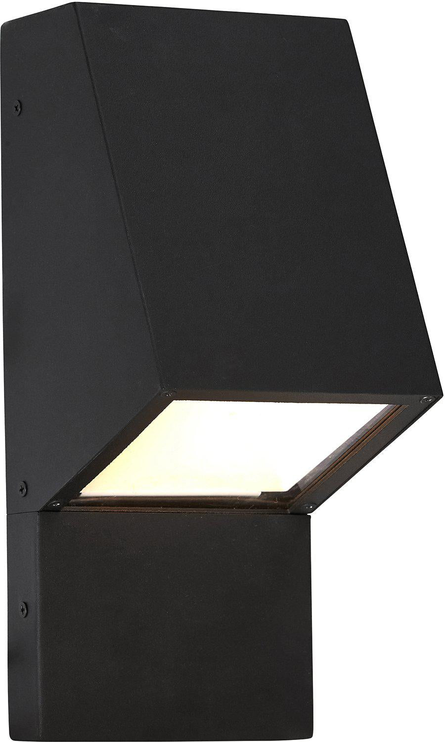 Luton Fasadlampa – 230V IP44 svart 32 cm