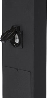Luton Stolpbelysning – 230VIP44 svart 100 cm