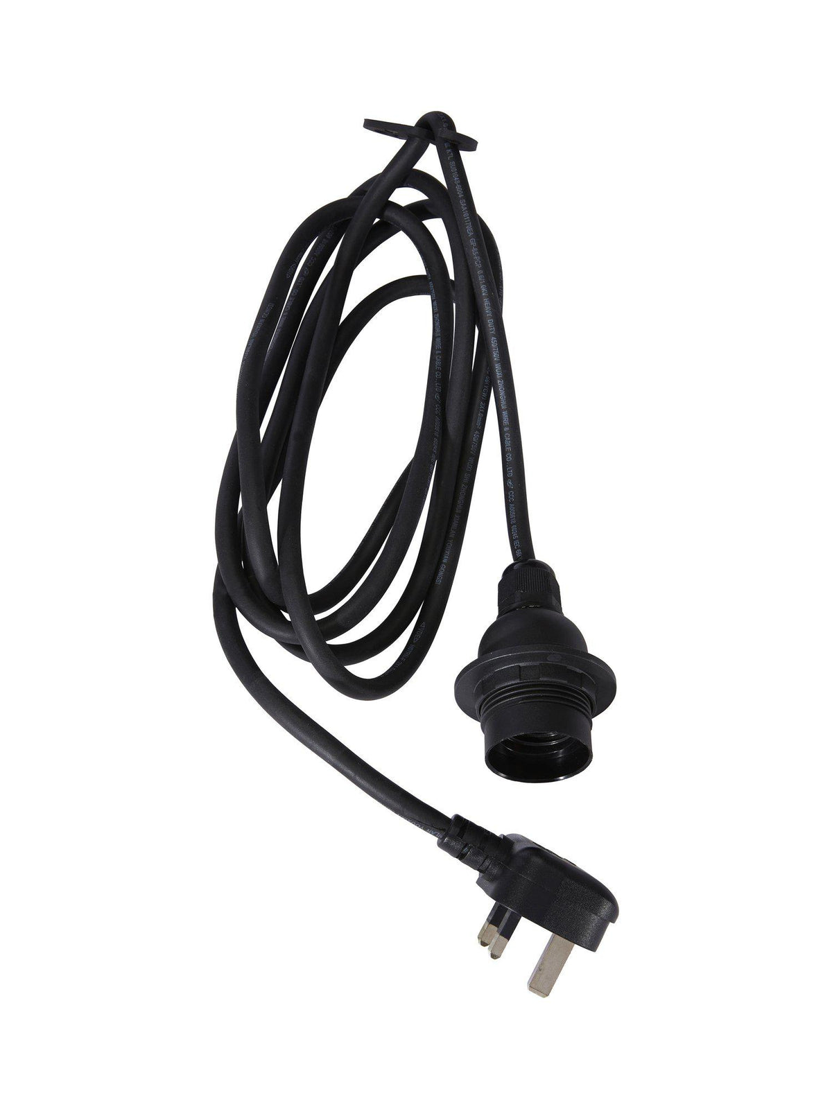 FlexOut Lampsladd UK – Utomhus svart 250 cm