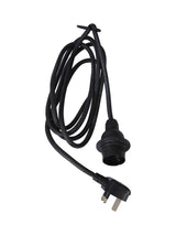 FlexOut Lampsladd UK – Utomhus svart 250 cm
