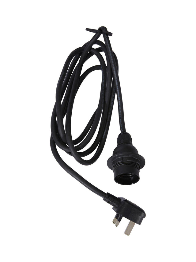 FlexOut Lampsladd UK – Utomhus svart 250 cm
