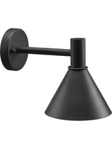 MiniTripp Fasadlampa – 230V IP44 svart 30 cm