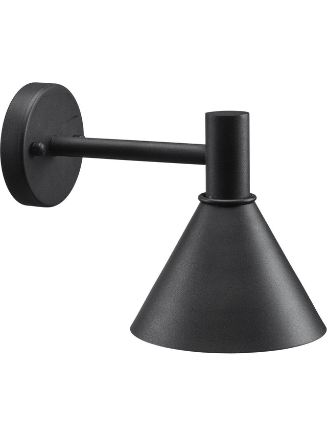 MiniTripp Fasadlampa – 230V IP44 svart 30 cm