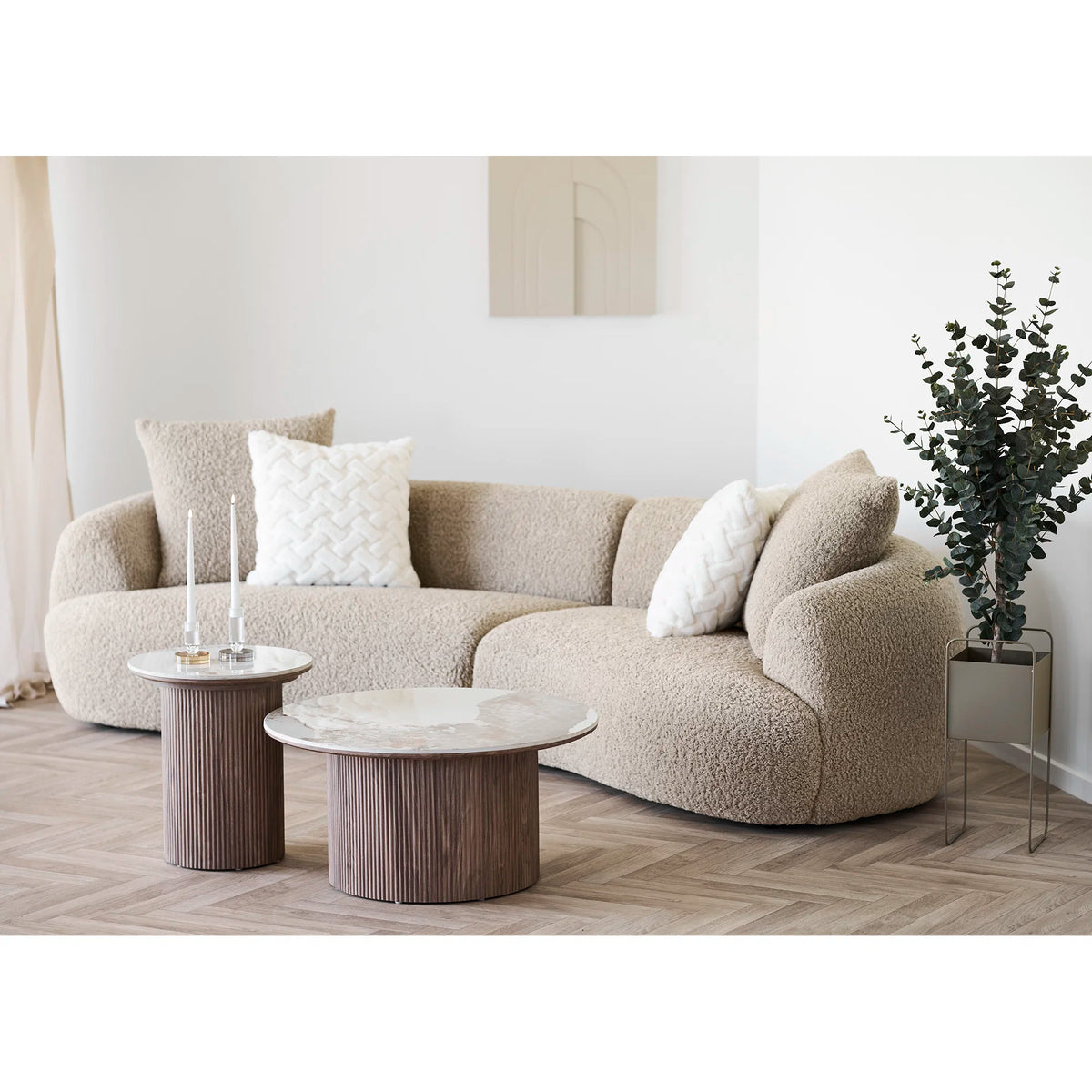 House Nordic, Dali 4-sits Soffa Ljusbrun