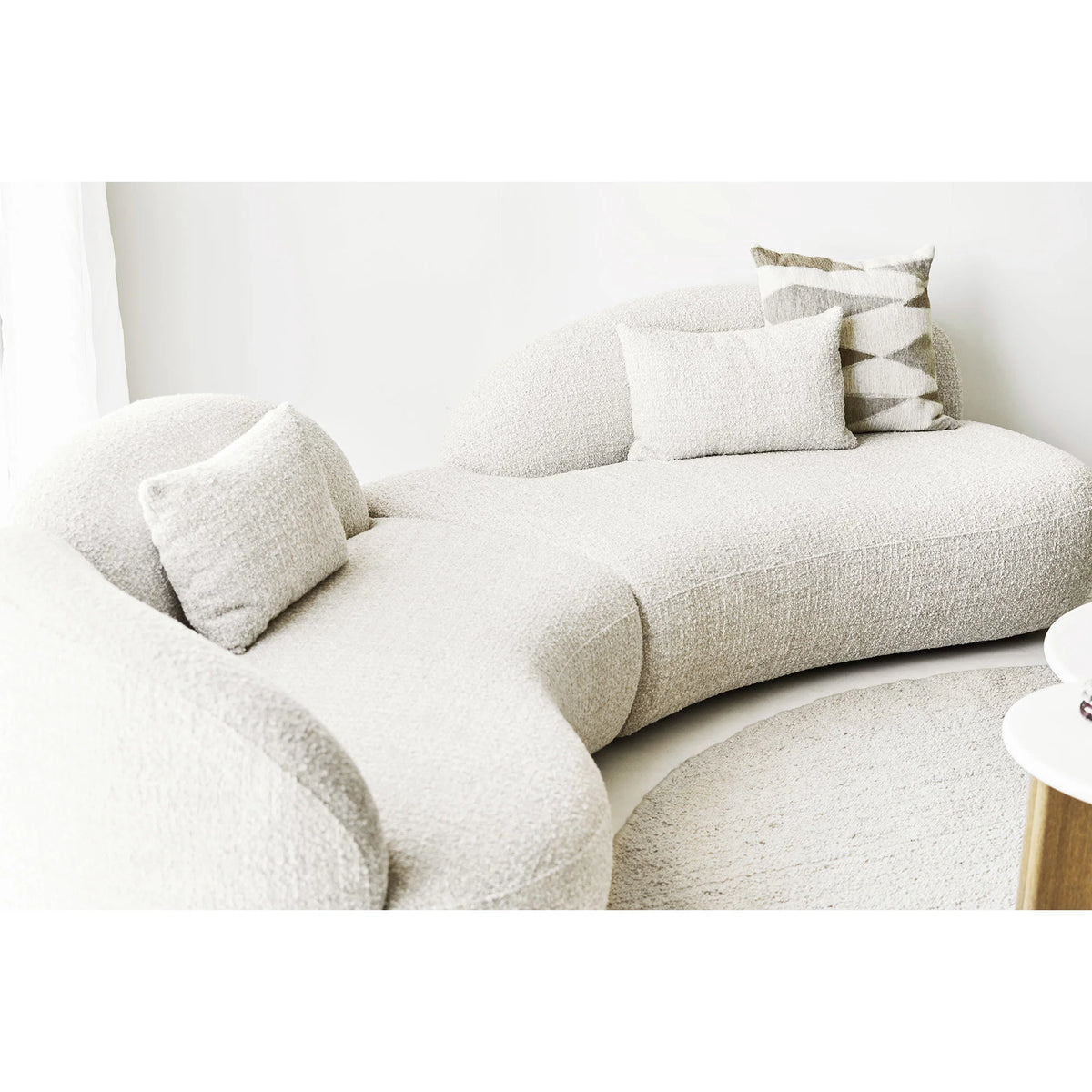 House Nordic, Amol Soffa Sand med 3 Kuddar