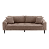 House Nordic, Lido 3-sitssoffa Manchester Brun med Svarta Träben