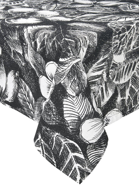 Sonia Duk Svartvit 140x250cm