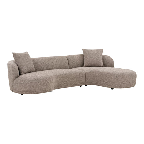 House Nordic, Kingston Loungesoffa Höger Brun