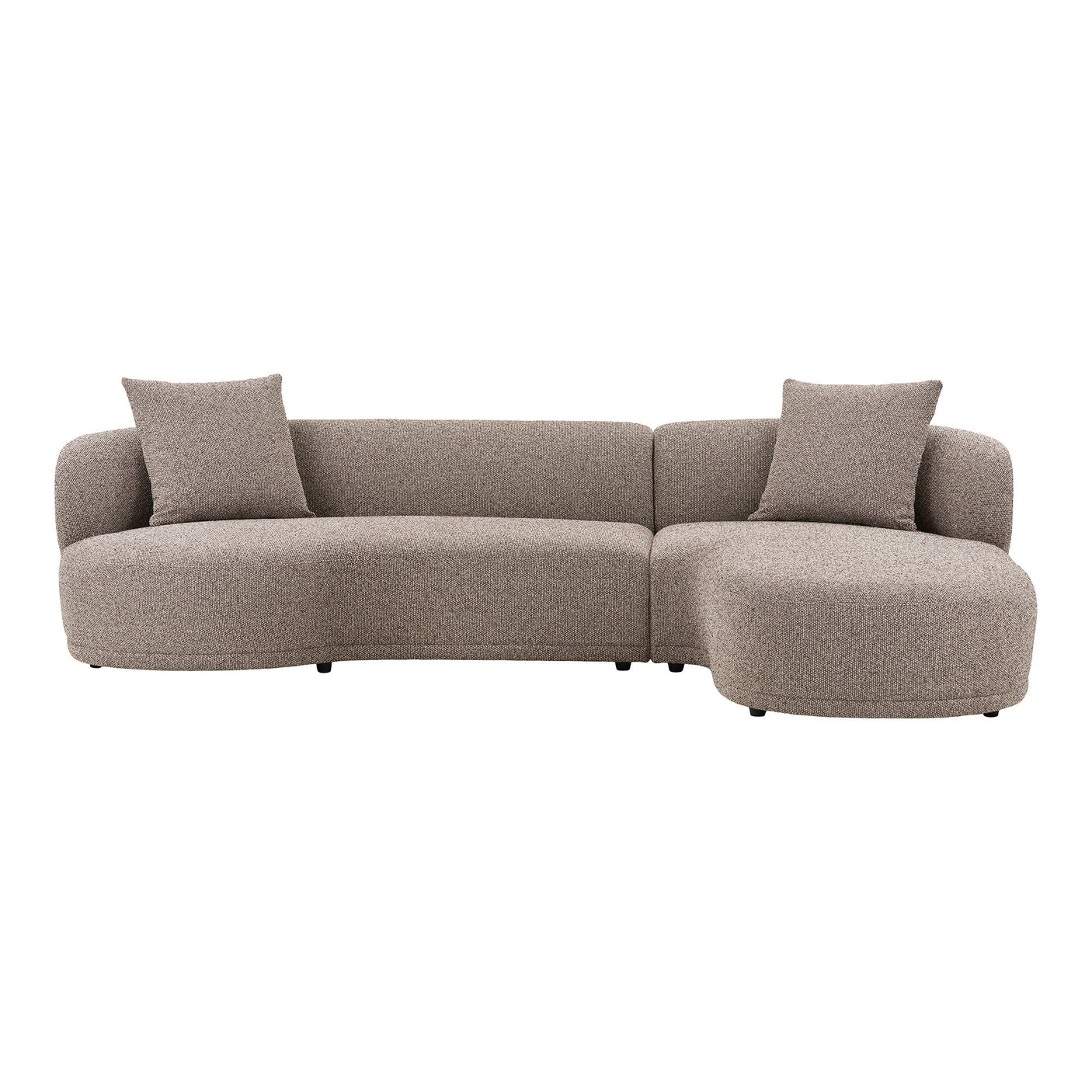House Nordic, Kingston Loungesoffa Höger Brun