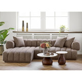 House Nordic, Aurora Loungesoffa Vänster Brun