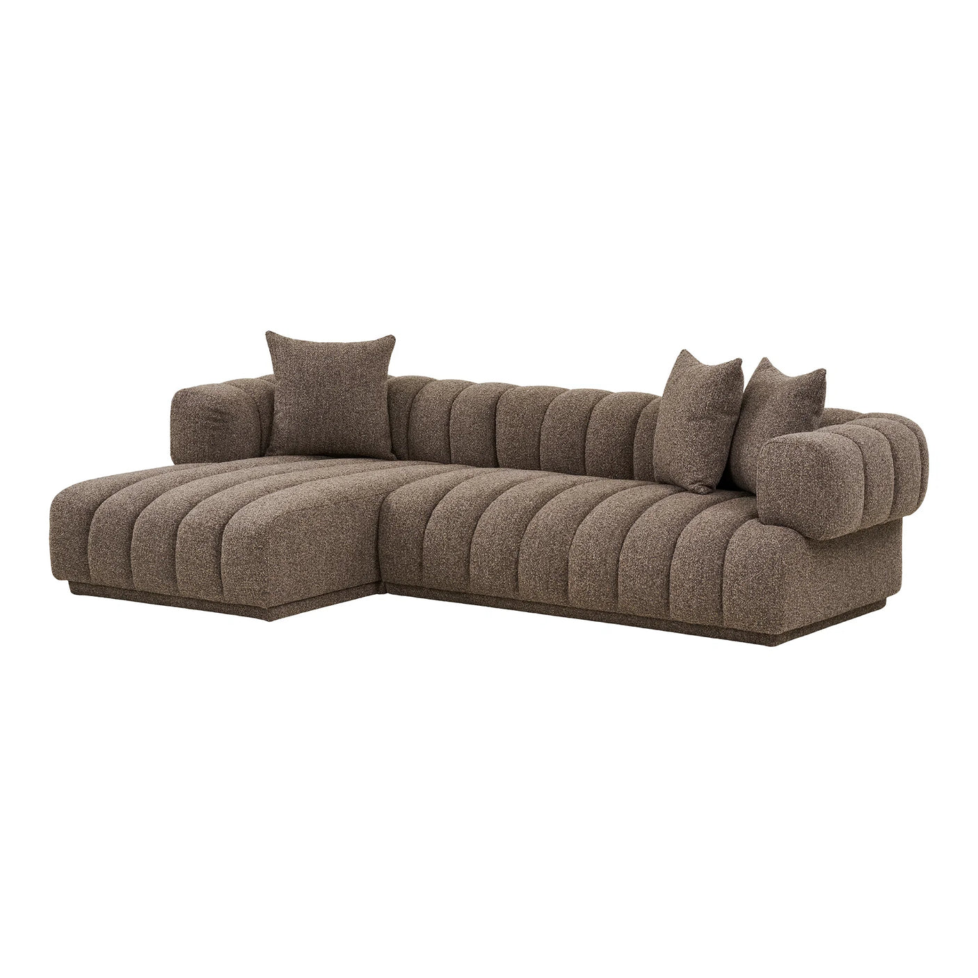 House Nordic, Aurora Loungesoffa Vänster Brun