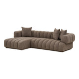 House Nordic, Aurora Loungesoffa Vänster Brun