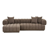 House Nordic, Aurora Loungesoffa Vänster Brun