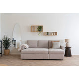 House Nordic, Belfast Bäddsoffa med Schäslong Mörk Sand