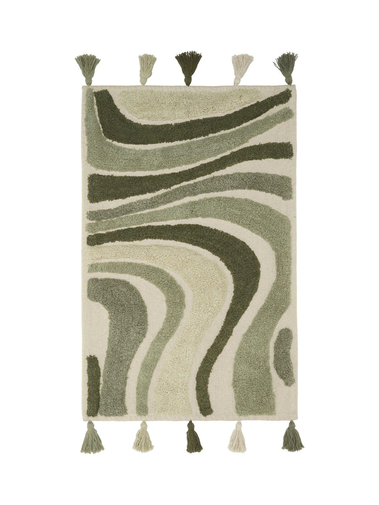 Swirl Matta Mossa 90x130cm