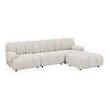 House Nordic, Taza 3,5-sits Modulsoffa med Puff Höger Sand