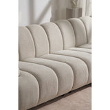 House Nordic, Taza 3,5-sits Modulsoffa med Puff Höger Sand