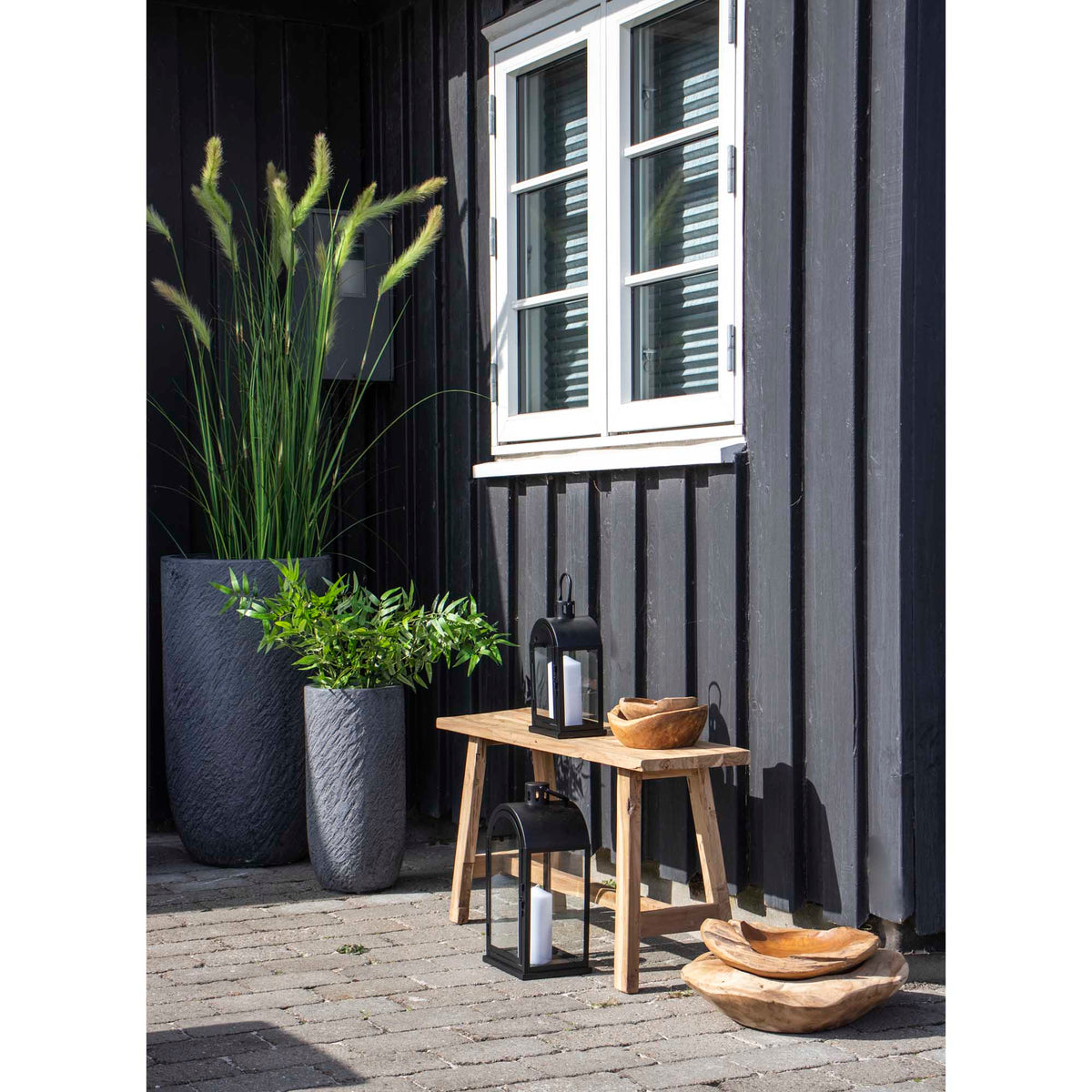 House Nordic, Barcelona Bänk Teak Natur 90 cm