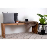 House Nordic, Benidorm Bänk Teak Natur 140 cm