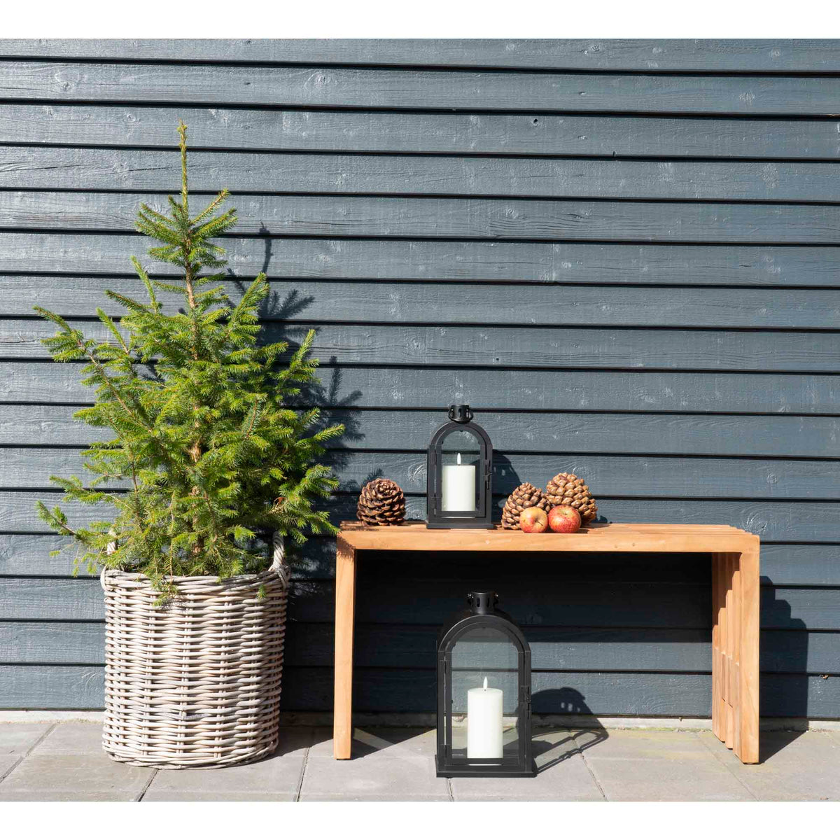 House Nordic, Benidorm Bänk Teak Natur 90 cm