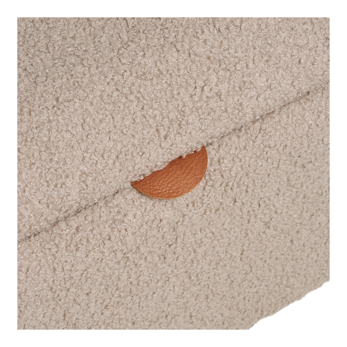 House Nordic, Harlow Bänk med Förvaring Bouclé Beige 95 cm