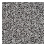 House Nordic, Westport Bänk Bouclé Svart / Vit 120 cm