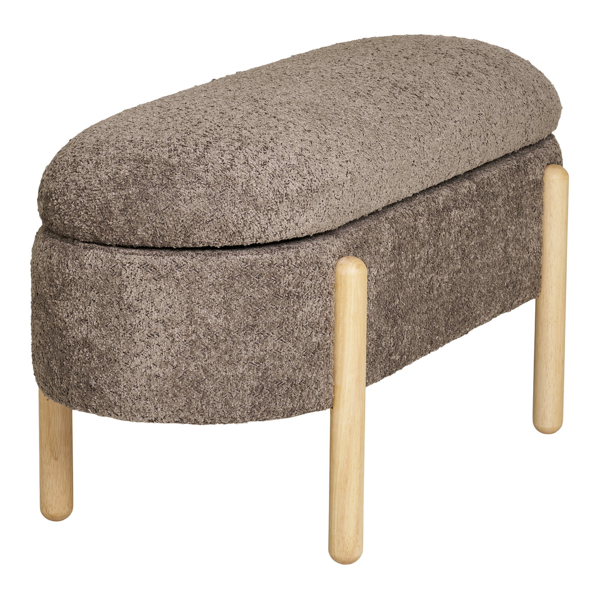 House Nordic, Branca Bänk med Förvaring Brun / Natur 97 cm