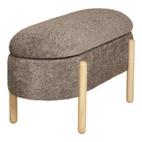 House Nordic, Branca Bänk med Förvaring Brun / Natur 97 cm
