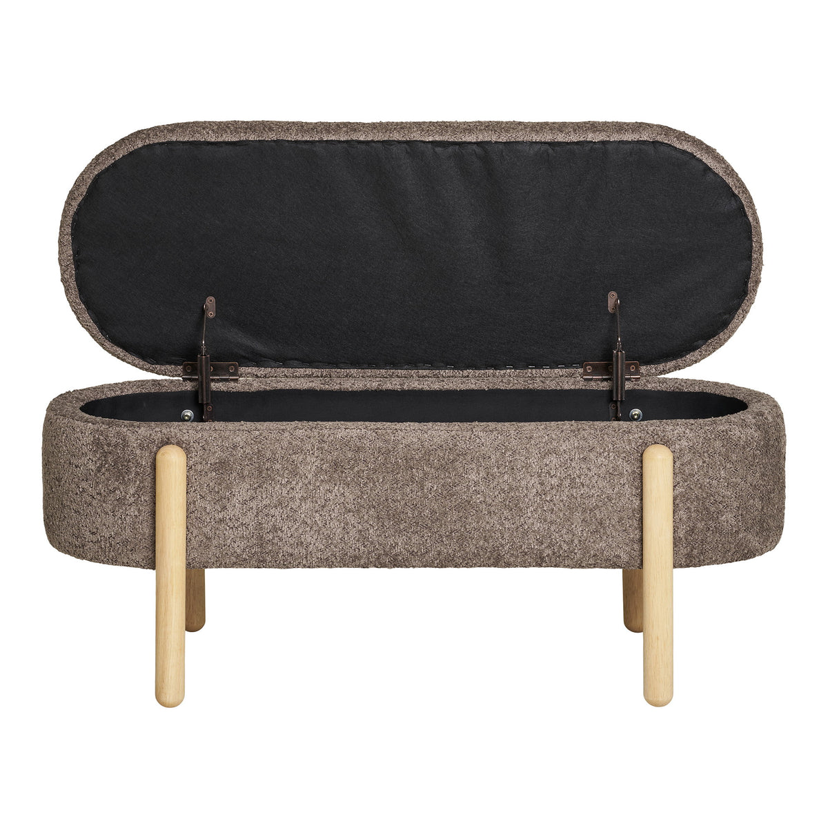 House Nordic, Branca Bänk med Förvaring Brun / Natur 97 cm