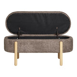 House Nordic, Branca Bänk med Förvaring Brun / Natur 97 cm