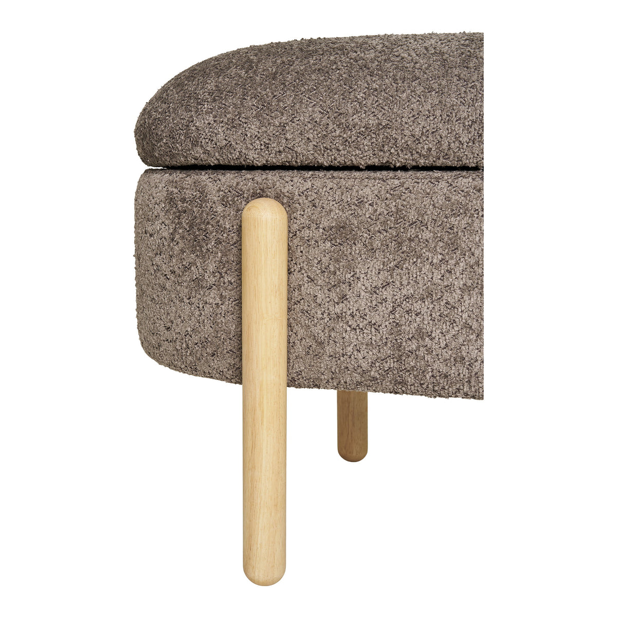House Nordic, Branca Bänk med Förvaring Brun / Natur 97 cm