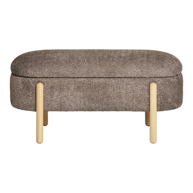 House Nordic, Branca Bänk med Förvaring Brun / Natur 97 cm