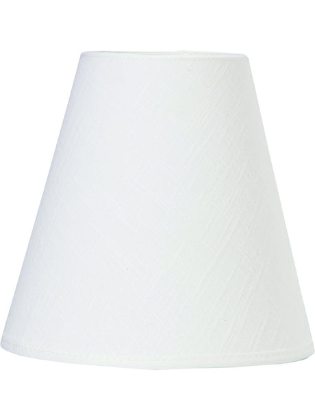 Toppringskärm E14 – Franza vit 15 cm