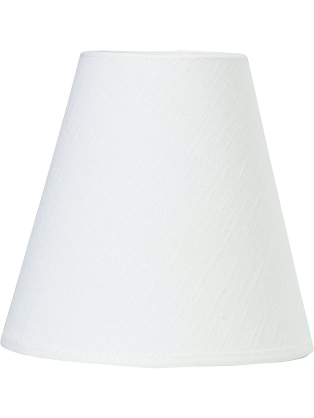 Toppringskärm E14 – Franza vit 15 cm