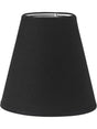 Toppringskärm E14 – Franza svart 15 cm