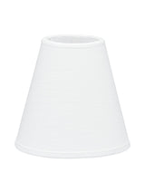 Toppringskärm E14 – Lin off-white 15 cm
