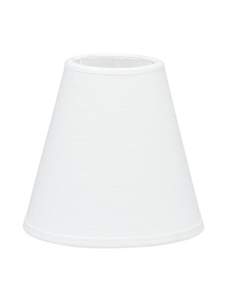 Toppringskärm E14 – Lin off-white 15 cm